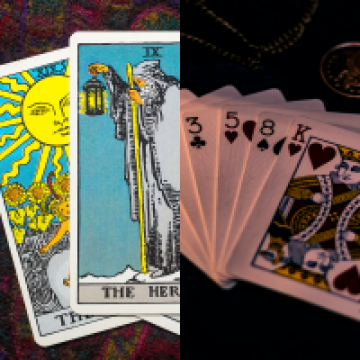 Qual a diferen�a entre cartomancia e tarologia?